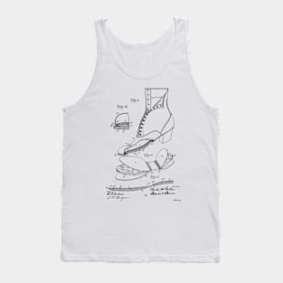 Cushion Insole for Shoes Vintage Patent Hand Drawing Tank Top